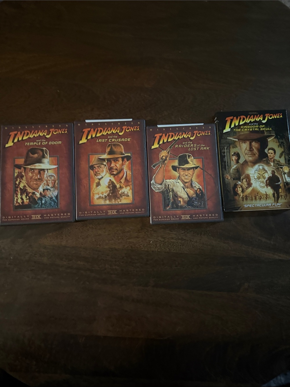 Indiana Jones VHS Collection - Brown Cover Set